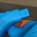 KIZZYEA Toys for 1 2 3 Years Old Boys Girls, Toddler Basketball Hoop & Soccer Goal, Montessori Toy, Interactive Musical Sports Toys with Light, Christmas Birthday Gifts for Baby Kids Age 12-18 Months (Blue)