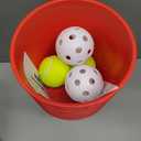 Yard Pong Outdoor Games, Giant Yard Games Set with 12 Buckets and Balls for Adults and Family, Toss Game Throwing Games for Beach, Camping, Lawn and Backyard