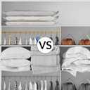 SpaceAid Jumbo Vacuum Storage Bags, Space Saver Sealer Compression Bags for Comforters, Blankets, Pillows, Bedding, Clothes (XX-Large 3 Pack)