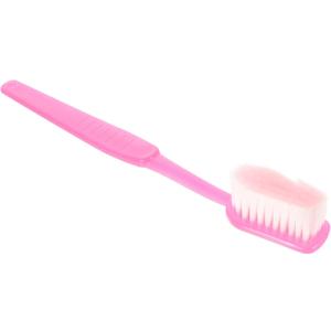 Toyvian Giant Toothbrush Prop Huge Toothbrush Fake Oversized Novelty Large Toy for Halloween Comedy Party Favors Costume Prank Items Pink