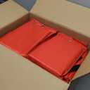 Macarrie 20 Pack Emergency Fire Blanket Bulk with Hooks and Gloves 40''x 40'' Commercial Fire Suppression Fiberglass Safety Fireproof Blanket Survival for Restaurant School Kitchen Donation Supply