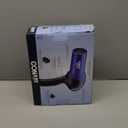 Conair Hair Dryer, 1875W Turbo Blow Dryer with Tourmaline Coating and Ionic Conditioning, Includes Diffuser and Concentrator Attachments, 2 Heat & 2 Speed Settings, Blue/Black (3 Piece Set)