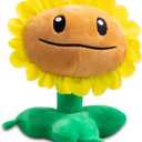 Maikerry 1 PC Plants Plush Toy PVZ Stuffed Figure Doll Sunflower Plush New for Children, Great Gifts for Kids and Fans