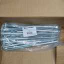 1/2" x 12" (25 Pack) Zinc Carriage Bolt Kit, Grade 307A by Makers Bolt