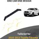Hood Protector | Tailored for 2016-2023 Toyota Tacoma |Low Profile Deflector/Bug Shield/Bug Deflector Hood Shield Tacoma Accessories