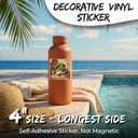 5 x Snake Sticker 4 Inch Reptile - Waterproof Animal Vinyl Decal for Laptop Water Bottle Car Tumbler - Durable Aesthetic Long-Lasting Stickers for Adults ID44990