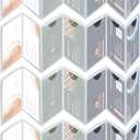 Plastic Wallet Insert for Credit Card Set of 4, Men & Women Wallets Accordion Style Picture Holder Sleeves 7 Card Slots Transparent