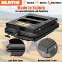 SEATIN Seat Suspension Kit with Slider Track, Universal Fit for Zero Turn Mower, Tractor, Forklift,Compatible with Most Aftermarket Seats