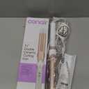 Conair Double Ceramic 1 -Inch Curling Iron, 1 -Inch Barrel Creates Loose Curls, Hair Curler for Use on Medium & Long Hair, White/Rose Gold
