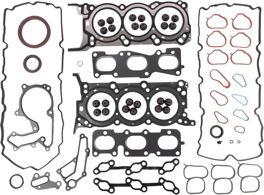 GELUOXI Cylinder Head Gasket Bolt Set Replacement for Kia Sorento Sedona Cadenza Hyundai Azera Santa Fe 3.3L 223113CGA0 223113L100
