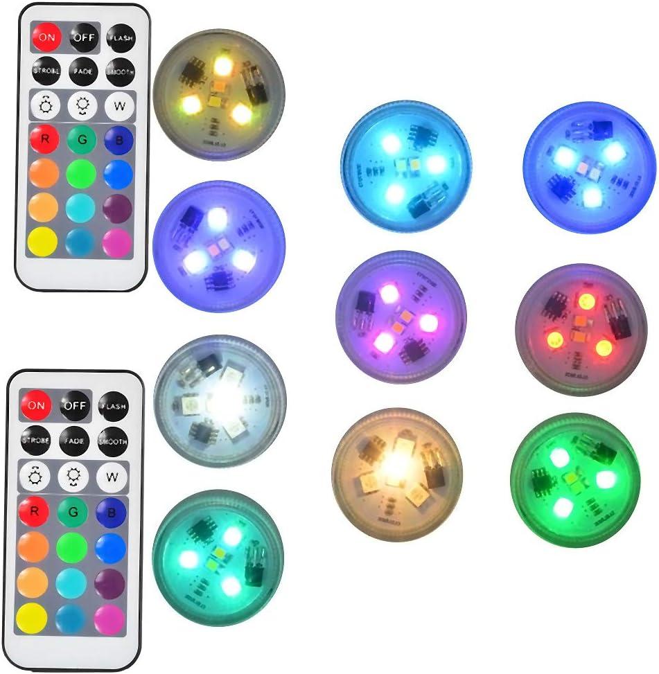 Paper Lantern Battery Operated Remote Hanging LED Lights with Hook - Super Bright RGB White Warm White, 15 Days Standby, 36 Hours Constant On for Tent Lighting (10 Lights + 2 Remotes)