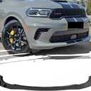 3PCS Aerodynamic Front Bumper Splitter Lip,ABS Spoiler Body Kit Compatible with Dodge Durango 2021-2026 SXT/RT/GT/SRT,Gloss Black