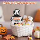 Halloween Handmade Crochet Skeleton Gifts, Funny Crochet Spooky Collectible Decor, Cute Scary Trick or Treat Exchange Gifts for Teens Friend, Unique October Celebration Gag Gift Idea