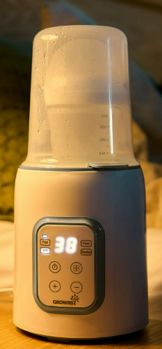 GROWNSY Baby Bottle Warmer, 8-in-1 Fast Baby Milk Warmer with Timer for Breastmilk or Formula, Accurate Temperature Control, 24H Keep, Food Heater&Defrost BPA-Free Bottle Warmer for All Bottles- Green