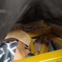 8.2FT x 8FT Backdrop Stand Heavy Duty with Base, Gold Portable Adjustable Pipe and Drape Backdrop Stand Kit, Over The Table Rod Stand with Clamps, Square Metal Arch Party Frame for Birthday Decor