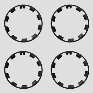 VION Tesla 2024-2020 Model Y Wheel Covers for The Original Tesla Wheels - 4 Covers per Package (20 inches Wheels)