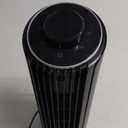 Abolee Tower Fan, 23ft/s Desk Fan, 70 Oscillating Table Fan for Bedroom, Standing Table Fan with 3 Modes, 2024 New 13 Inch Bladeless fan for Bedroom, Home,Office (Black)