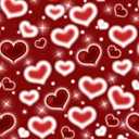LYCGS 8x6ft Red Heart Backdrop 90s Backdrops for Photoshoot Valentines Decor Banner Birthday Props X-91