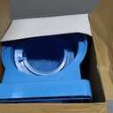 BluSwim Standard Pool Wall Skimmer for Above Ground Pools, Heavy Duty ABS Through Wall Pool Skimmers with Return Jet & Vacuum Plate, Thru-wall Skimmer Kit Compatible with All Width 6 '' Openings
