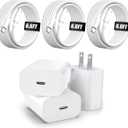 20W Wall Fast Charger with 6.6FT Cable [MFi Certified],Compatible with iPhone 17/16/15/Pro/Pro Max/Plus,ipad 10,mini 6,Air 4/5/6,Pro(After 2018) and Other tpc Devices (3-Pack)