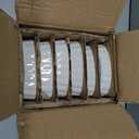 ONTUBE Small Ramekins -Porcelain Oval Shape Ramekins for Creme Brulee Dishes,Dipping Sauces,Baking Pudding Cups, Souffle Dish,Oven Safe,Set of 6, White