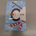 Snowman Joy Christmas Postcards - 40 Holiday Fun Postcards - 4 x 6 Inch Postcards (Joy) (light blue)