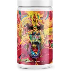 Underground Bio Labs Panda Supps: Rampage Chaos, Extreme Pre-Workout, High Stim, Maximum Pump, Focus, and Energy (Strawberry Mango Sherbet) (40 Servings)