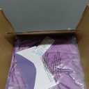 Hobestluk Bean Bag Chairs 2.5FT Bean Bag Chair with Memory Foam Filled & Machine Washable Cover,Beanbag Chair, Small Bean Bag Chairs for Playroom, Living Room, Bedroom (Purple)