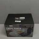 FineMade Compact Roti Maker, 8'' Electric Tortilla Maker Machine, Maquina Para Hacer Tortillas, Crepe Maker,Electric Tortilla Press, Prensa Para Tortillas, Recipe Included, Black