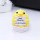 2 x NSSHEL Easter Eggs Decorative Knitted Easter Eggs Ornaments Handmade Crochet Artificial Decor Mini Cute Crochet Gifts for Holiday Party Home Garden Accessories (Style 2)