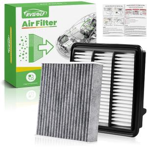 Engine+Cabin Air Filters Fit Honda Civic 22-26, Accord 23-25, CR-V CRV 23-26 (ALL ONLY FIT 1.5L) Engine Filter Replace Cabin Filter Accessories# CF11182 17220-64A-A00 (Not for Hybrid 2.0L!)