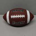 Franklin Sports Youth + Adult Footballs - Extra Grip 1000 Official Size, Junior + Pee Wee Kids - 1 + 12 Packs (Brown/White)