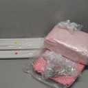 EVOIONOS Princess Tent with Lights and Rug, Play Tent for Girls, Kids Tent Indoor and Mat, Princess Castle Playhouse Tent for Girls, Pink Girls Tent for Toddlers, 55 x 53 inch Toy Tent