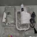 Steam Mop with Detachable Handheld Steam Cleaner, 10-in-1 Multi Accessories, Quick 10s Heat, 350ml and 2-Level Steamer for Cleaning Floor, Carpet, BBQ Grill, Tile, and Grout, Gray