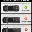 5.82FT Truck Bed Mat& Tailgate Mat for Chevy Silverado: 2019-2025 2026 for Chevrolet Silverado 1500/for GMC Sierra 1500 Bed Liner, Not Fit Optional CarbonPro Bed, All Weather Protection Accessories