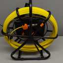 Sewer Camera with 512Hz Locator, 165FT/50M Pipe Inspection Camera with 9" Monitor, DVR Recording, IP68 Waterproof, Adjustable LED Lights, 16GB SD Card