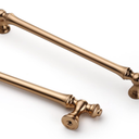 Asidrama 10 Pack 7.5 Inch(192mm) Champagne Bronze Kitchen Cabinet Handles,Brushed Brass Cabinet Pulls Kitchen Cabinet Hardware for Cupboard Gold Drawer Pulls