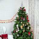 NOLITOY Spherical Christmas Tree Topper Ornaments, 9 Inch Plastic Glitter Finals Tree Topper Decorative Ornament Holiday Indoor Suitable for Home Party Decoration, Silver