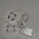 Battery Powered LED Strip Lights, 5V, Daylight White,Cuttable to Size, 13.2ft with 240 LEDs, Portable Lighting, Requires 3xAA Batteries (not Included), Not Waterproof, 2 Packs, Each 6.6ft.