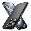 Pack Of 5 AEDILYS for iPhone 15 Pro Case,[18 FT Military Grade Drop Protection],with 2X[9H Screen Protector ] Slim & Tough Full-Body Protective Official Certification Phone case (Black, iPhone 15 Pro)