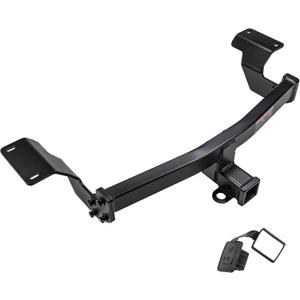 DBXB-RV Class 3 Trailer Hitch Standard 2-Inch Receiver Compatible with 2017-2026 Honda CR-V, Multi-Fit Hitch to Receive Ball Mount, Cargo Carrier, Bike Rack, Black Matte Powder Coated.13397
