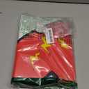 Collectible Trading Card Albums,4 Pocket Card Binder, 400 Double Sided Pocket PU Premium Zip Trading Collection Binderwith 50 Removable Sleeves, Card Folder forTCG, Sports Cards (Red & Yellow)