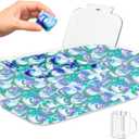 Skywin Laundry Pods Container with Slide Lid 15 x 8.7 x 5.3 Inches, Holds 11 Pounds OR 120-150 Pods, Dishwasher Pods Container (Clear)