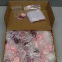 Treela 50 Set Flower Candles Wedding Favor for Guests Mini Burgundy Rose Shaped Tealight Candles for Return Gift Wedding Birthday Bridal Shower Housewarming Party