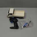 GoolRC Remote Control Car Kei Truck, 1:16 Scale RC Transport Pickup Truck with Spray and Light, 2.4GHz All Terrain RC Cars for Teens and Adults Christmas or Birthday Gift (White)