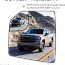 Driver Left Side Heated Blind Spot Mirror Glass Fit for 2015-2020 Ford F-150, 2.7L 3.0L 3.3L 3.5L 5.0L, Side View Mirror Glass, Replacement for FL3Z17K707L