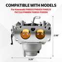 Carburetor Compatible with Kawasaki FH601V FH641V FH661V FH721V FH680V FX801V FX850V 22HP Engine,Carb Replace OEM# 15004-1010 15004-0763 15004-7024 15004-0757