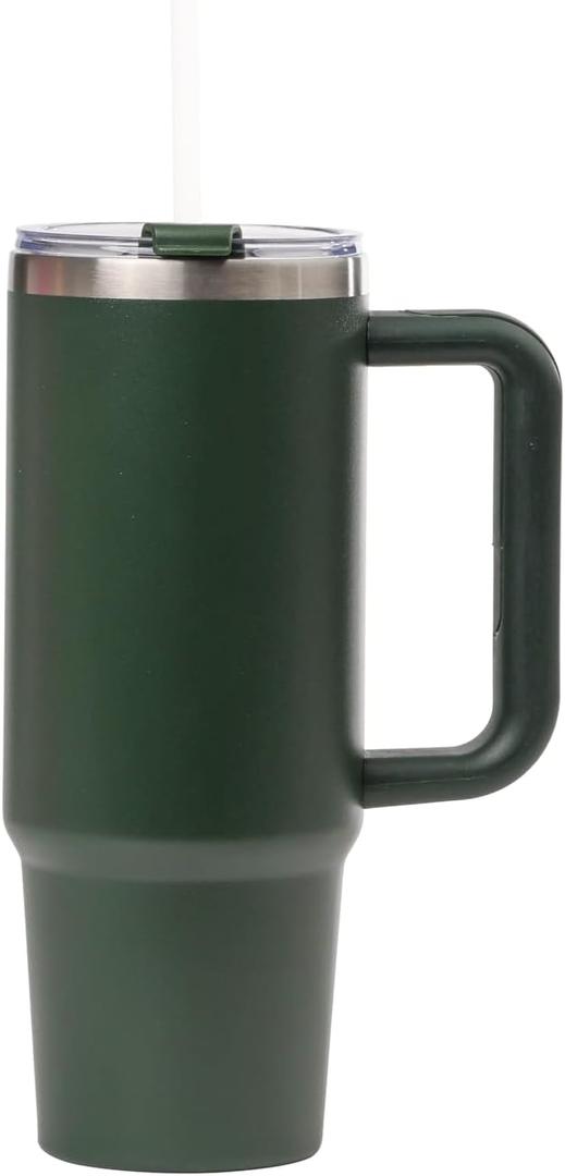 Sip + Sea Cayman 30oz Stainless Steel Tumbler with Handle, Lid & Straw  Double Wall Vacuum Insulated Travel Mug