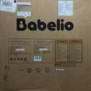 BABELIO Safety Gate Door Fits for Stairs, Narrow and Wide Doorways with Auto Close, Easy Install, No Drilling, Pressure Mounted for Baby, Child, Pets, Dog/Puppy, 26''-40'', White