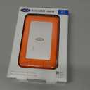 LaCie Rugged Mini, 2TB, 2.5 inches, Portable External Hard Drive, External Storage, for PC and Mac, Shock, Drop and Pressure Resistant, Hard Drive, 2 Year Rescue Services (LAC9000298)